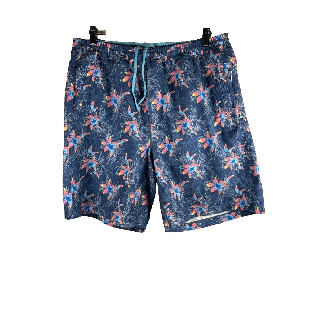 Birddogs Shorts Mens 2XL Floral Lined Athleisure Training Performance